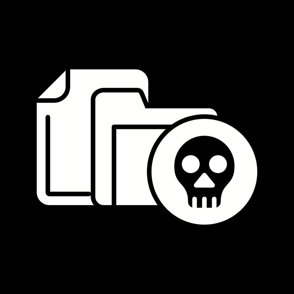 Infected File Vector Icon
