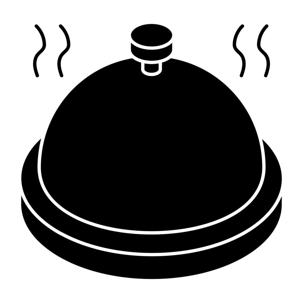 Trendy design icon of cloche vector