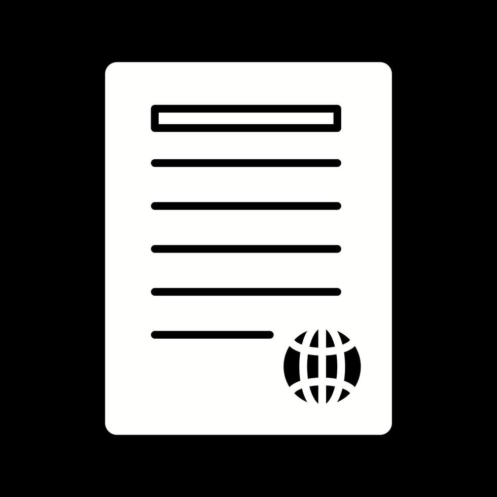 Unique Press Releases Vector Icon