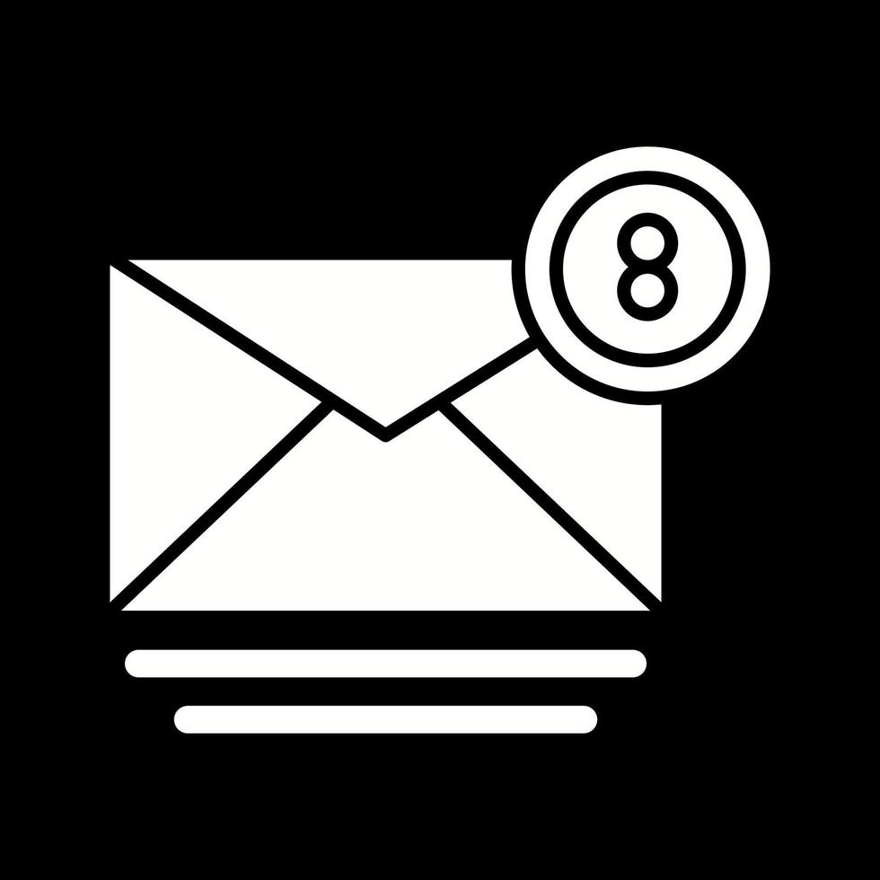 icono de vector de correo