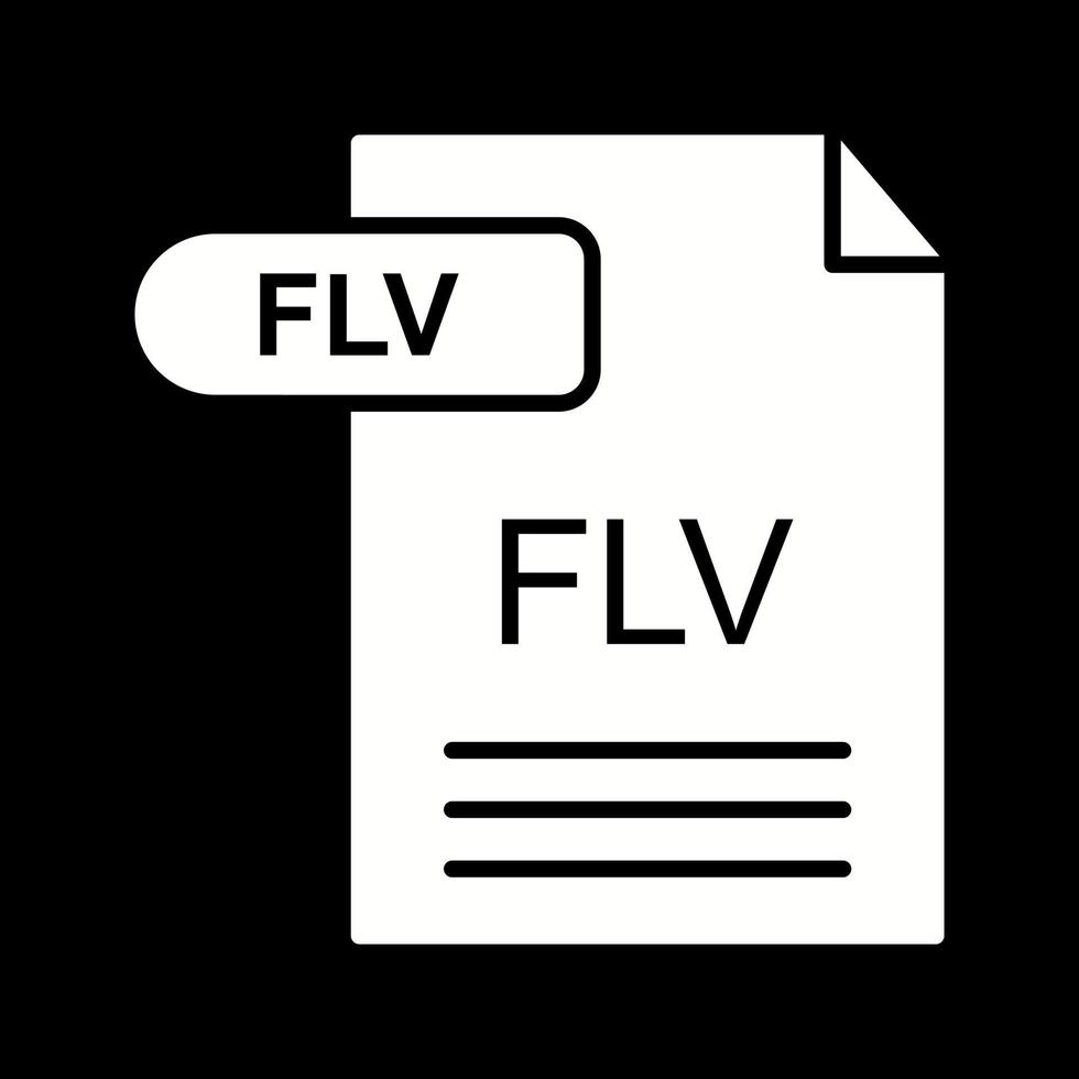 FLV Vector Icon