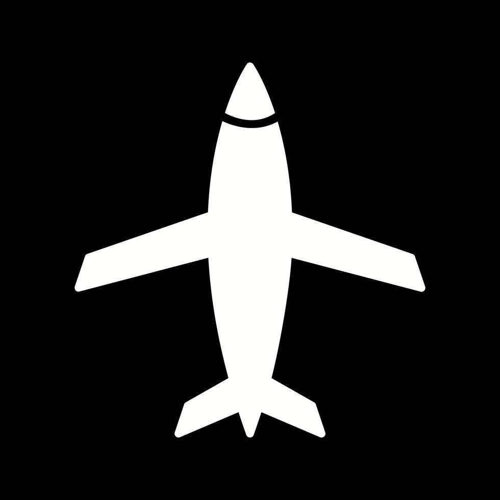 icono de vector de avión