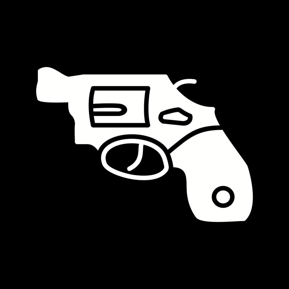 Unique Revolver Vector Icon