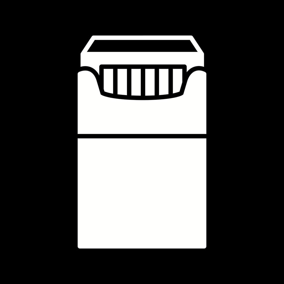 Unique Packet of Cigarettes Vector Icon
