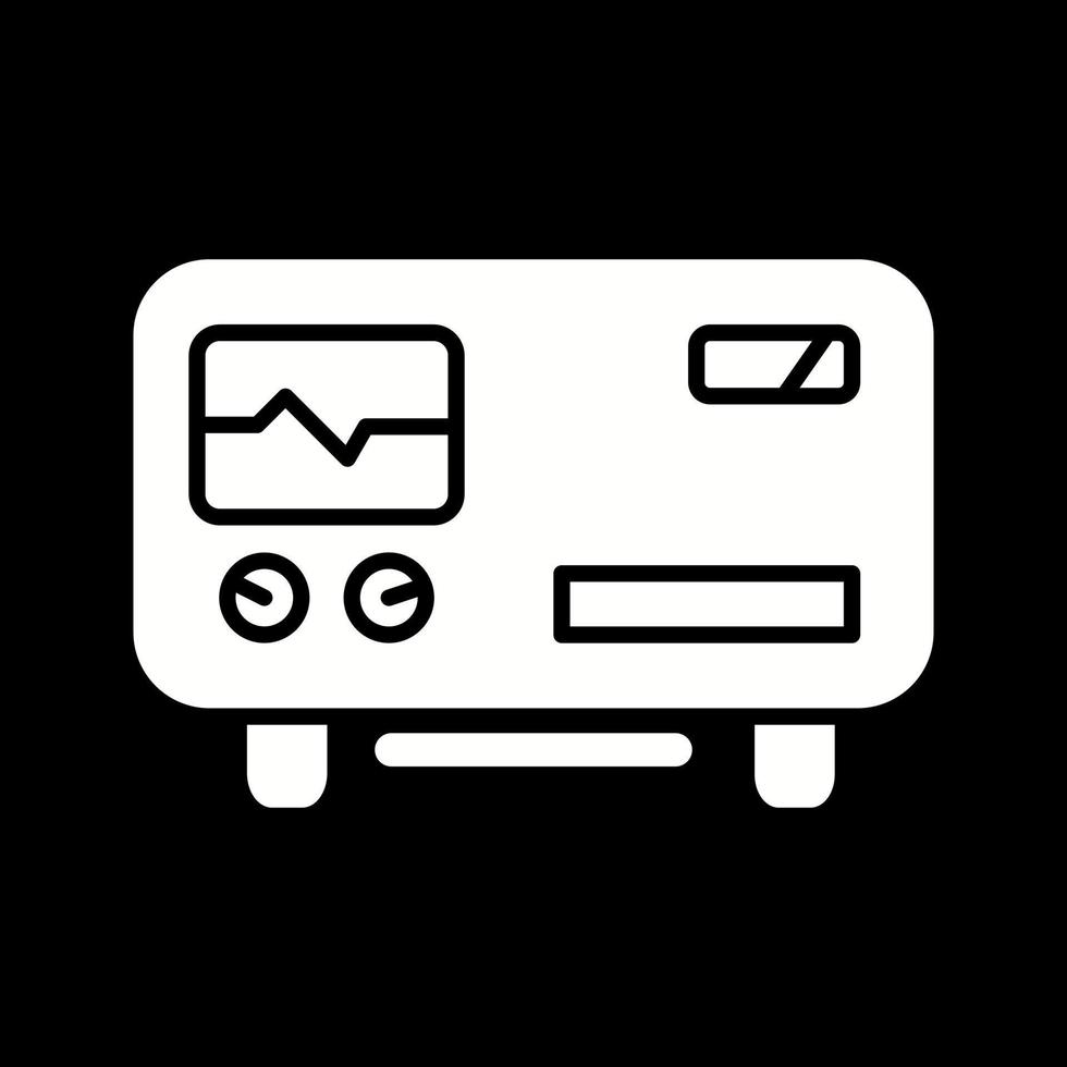 Oscillscope Vector Icon