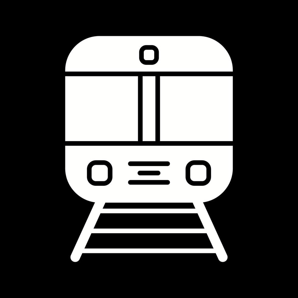 icono de vector de tren