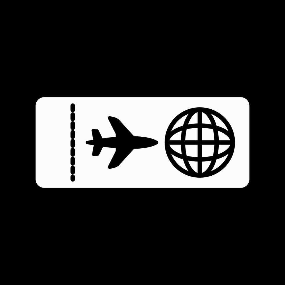 Plane Tickets Vector Icon