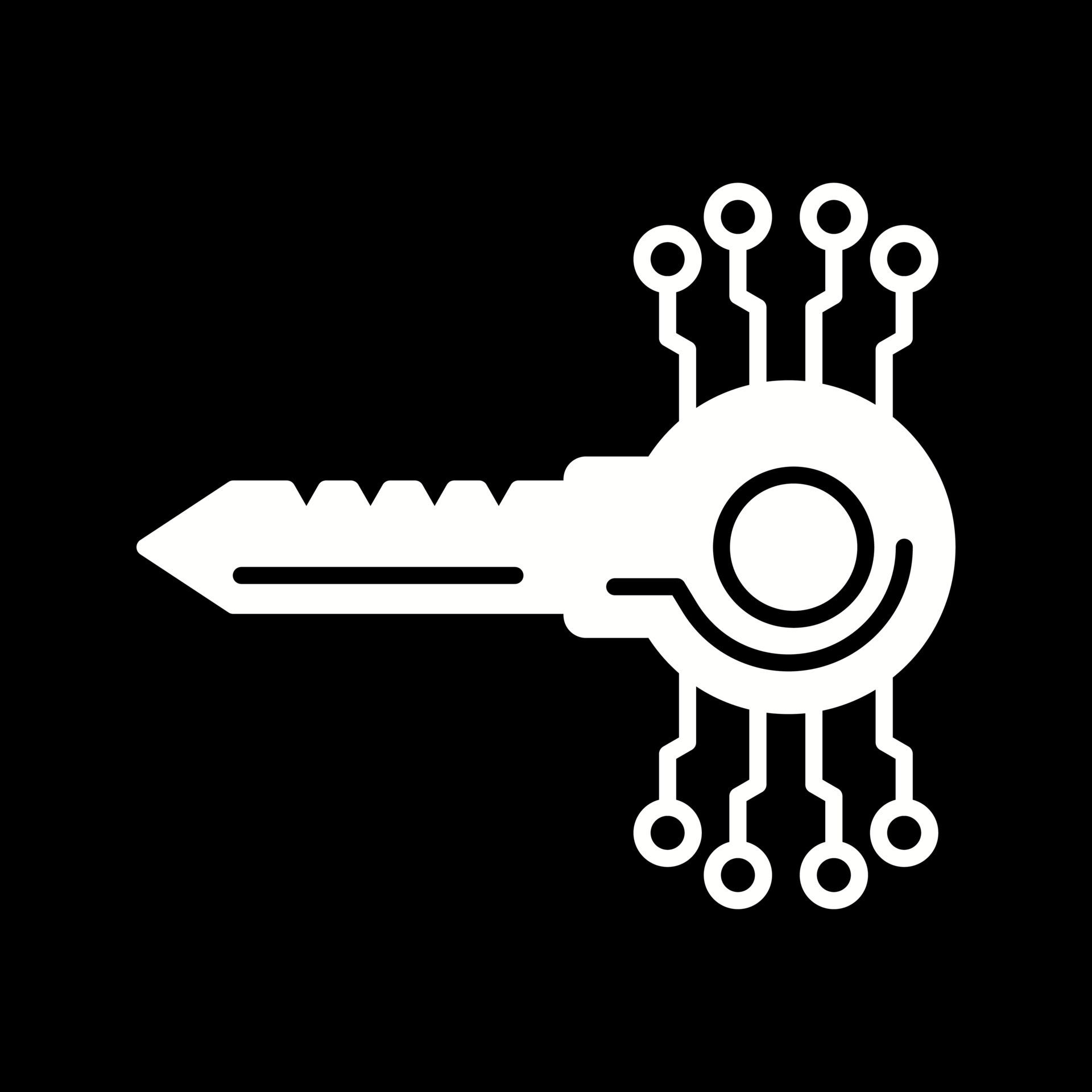 Key Code Vector Icon 19892470 Vector Art at Vecteezy