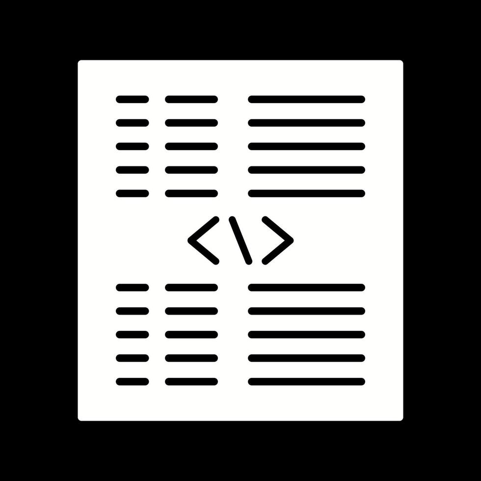 pieza de icono de vector de código
