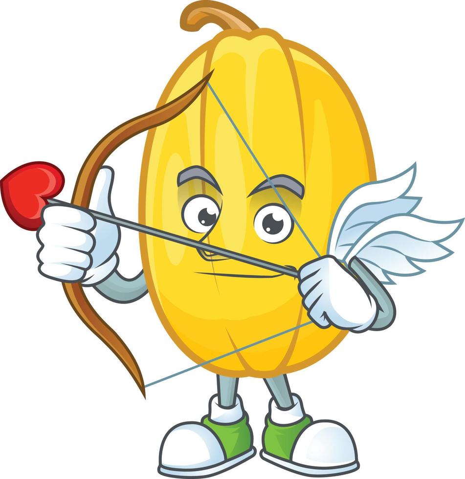 Spaghetti squash cartoon character style vector