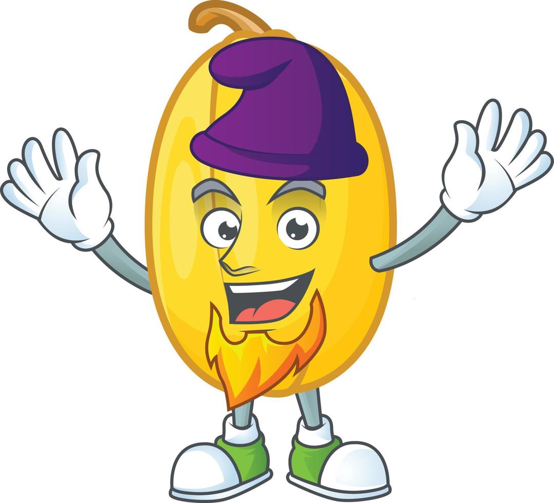 Spaghetti squash cartoon character style vector