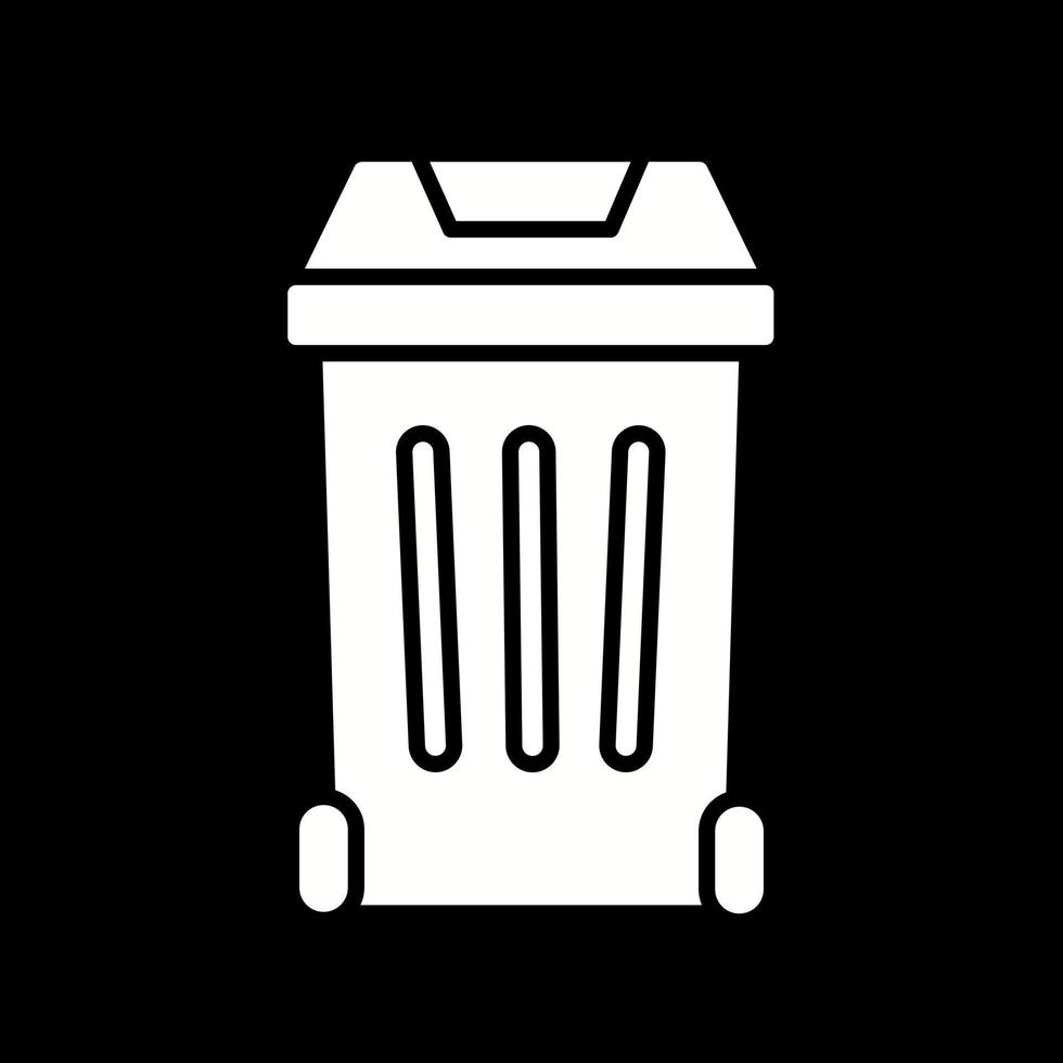 icono de vector de basura