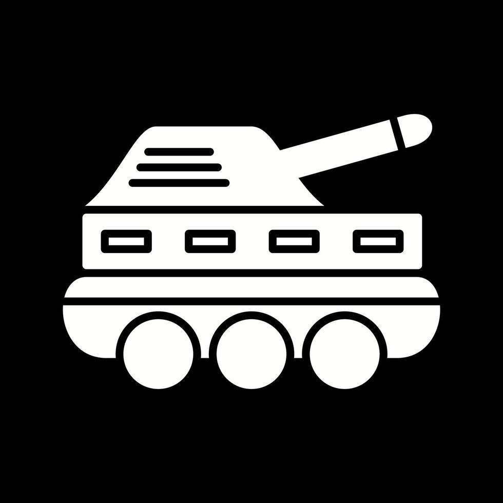 icono de vector de tanque de infantería