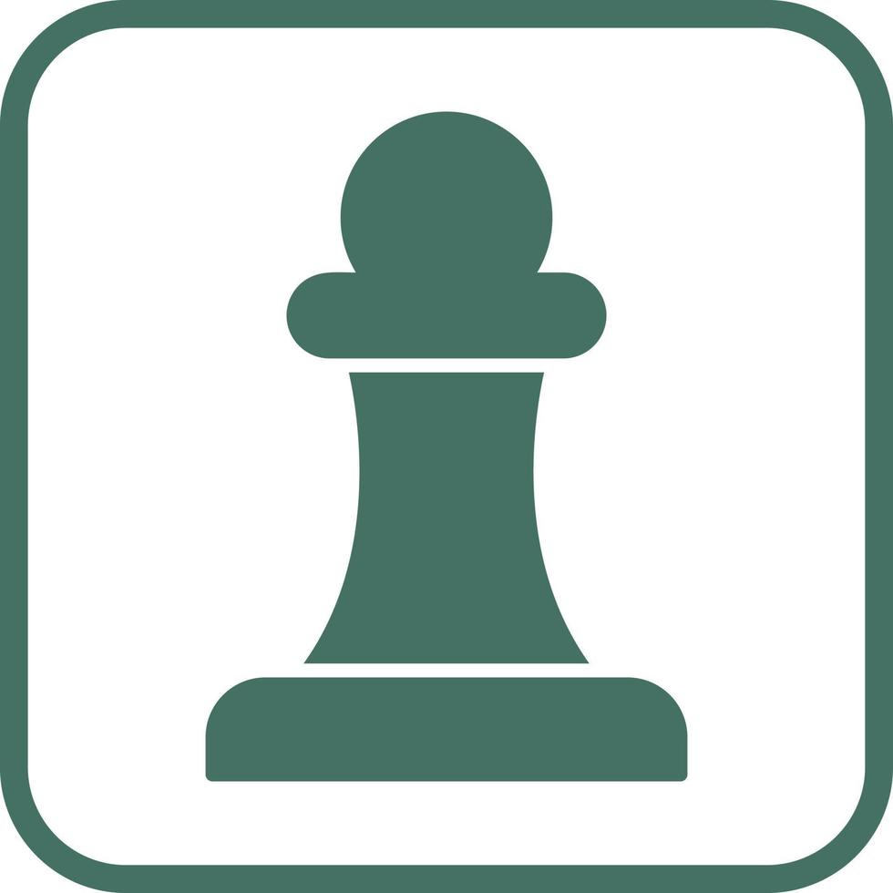 Unique Pawn Vector Icon