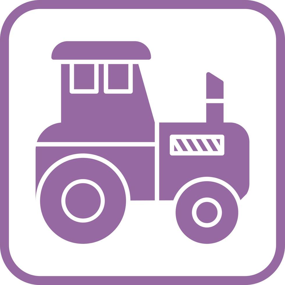 icono de vector de tractor