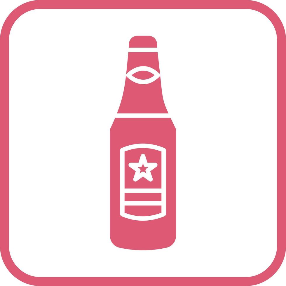 Beer Bottle Vector Icon