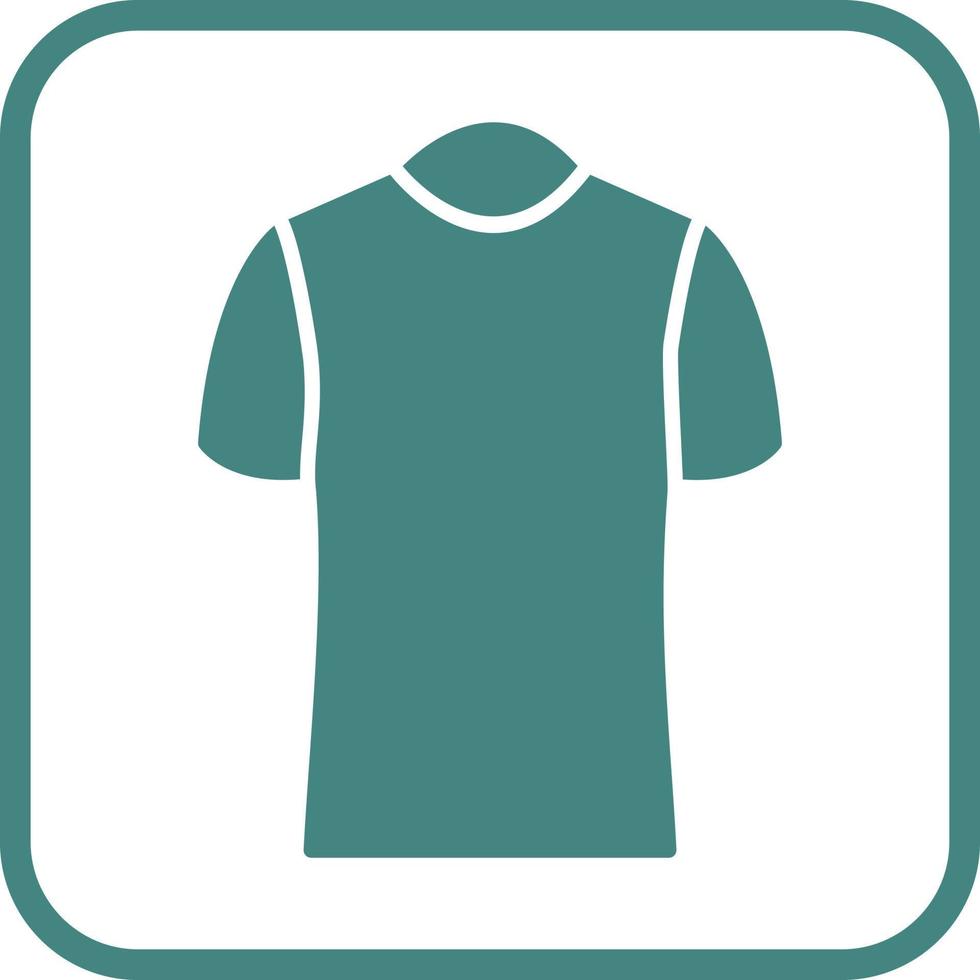 icono de vector de camisa de polo