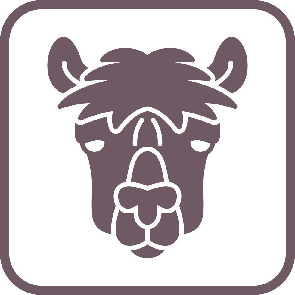 icono de vector de alpaca