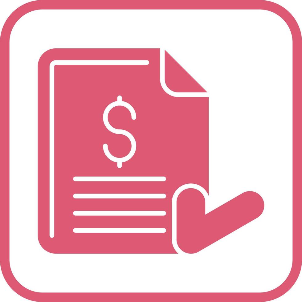 Invoice Vector Icon