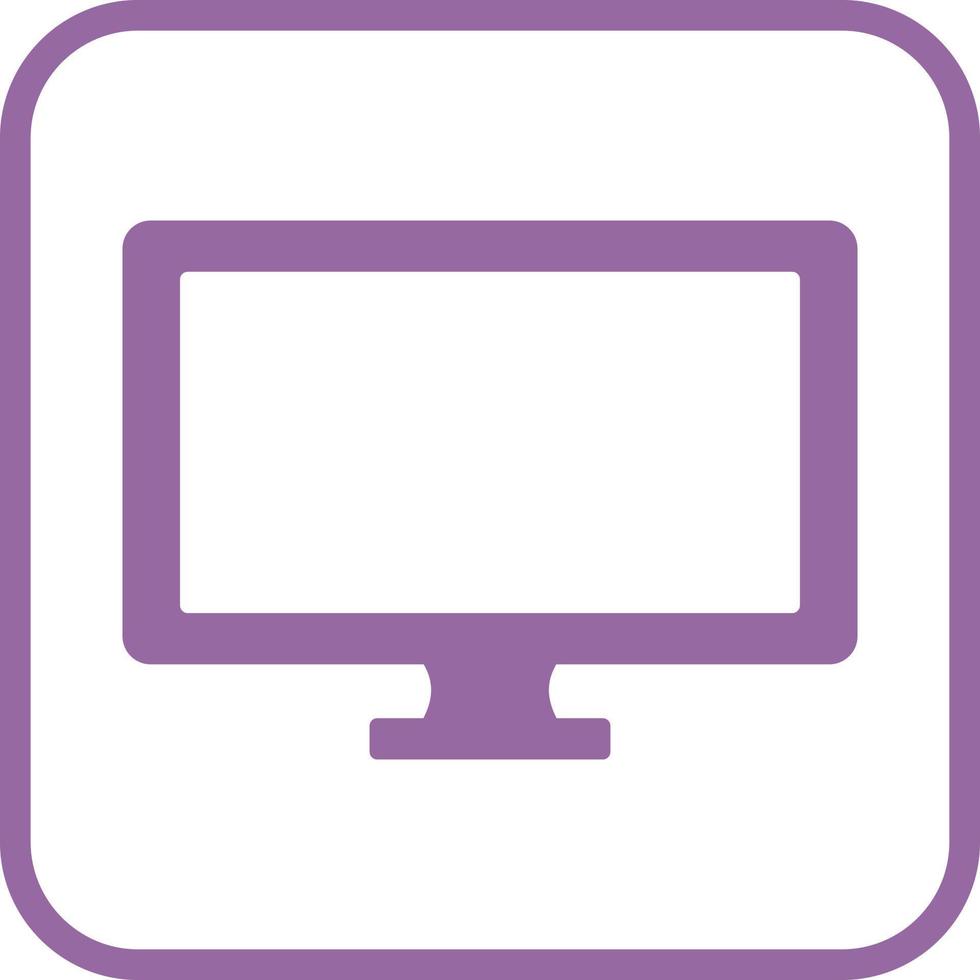 Monitor Vector Icon