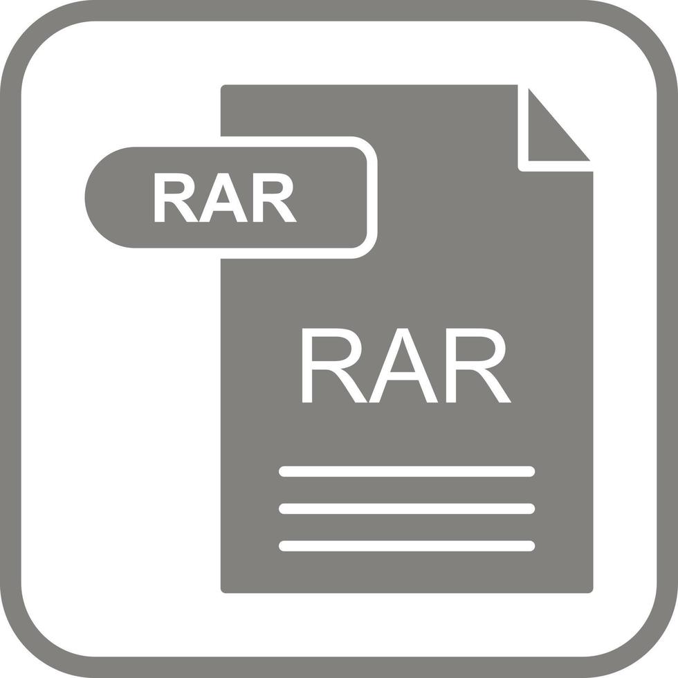 RAR Vector Icon