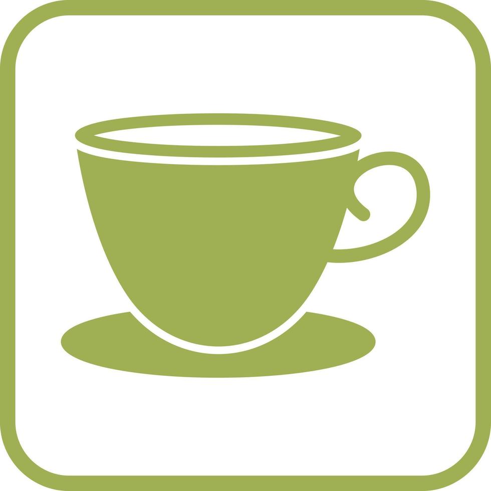 icono de vector de taza de té