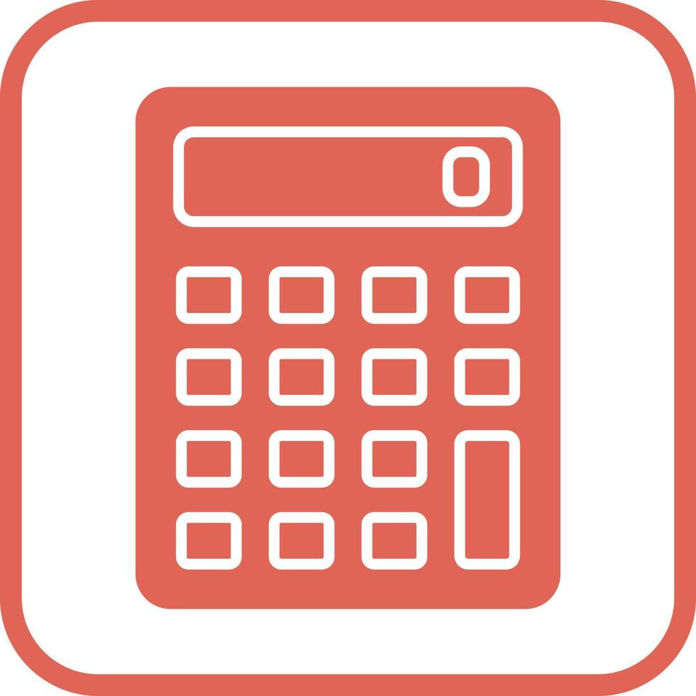 icono de vector de calculadora