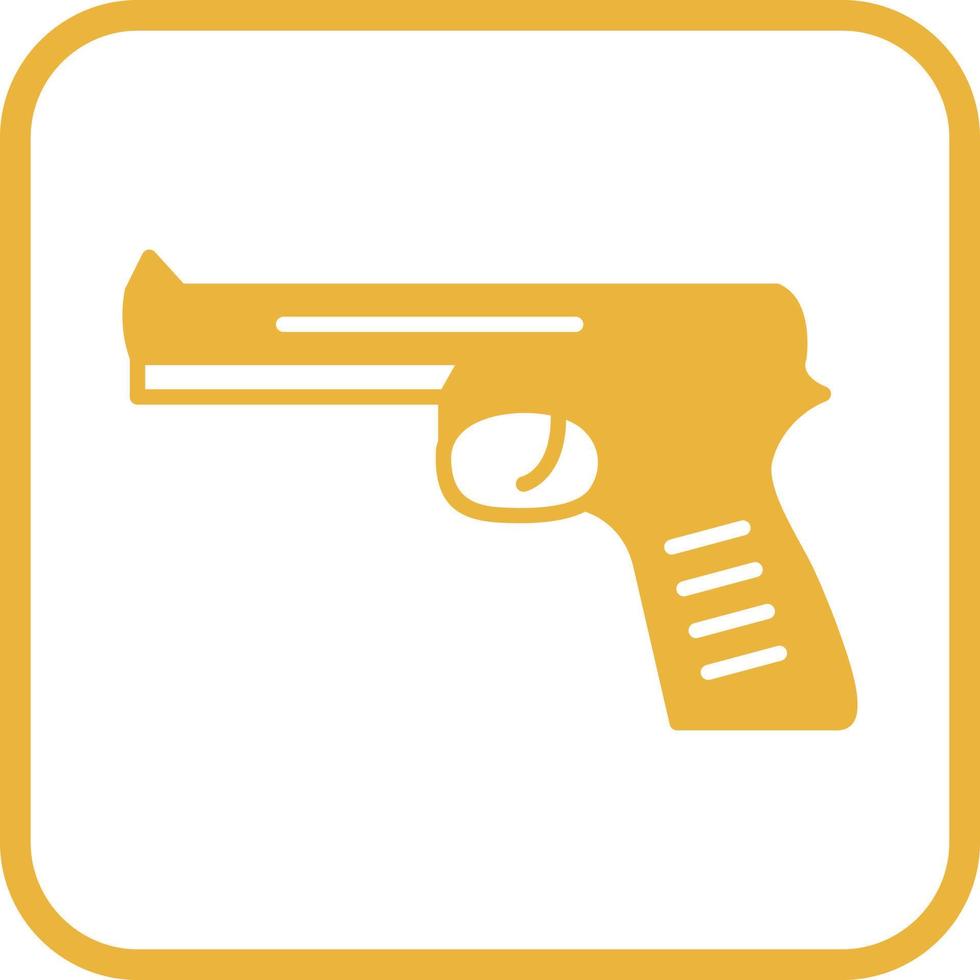 Unique Pistol Vector Icon