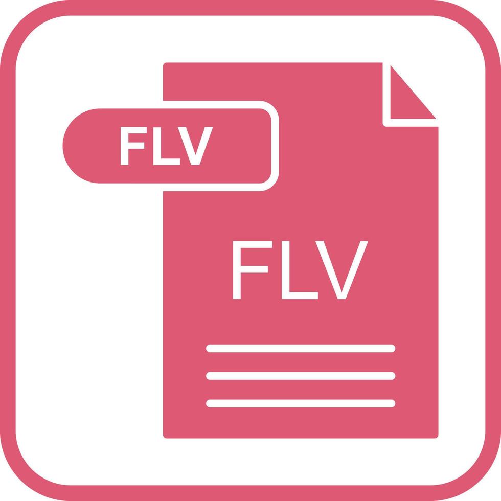 FLV Vector Icon