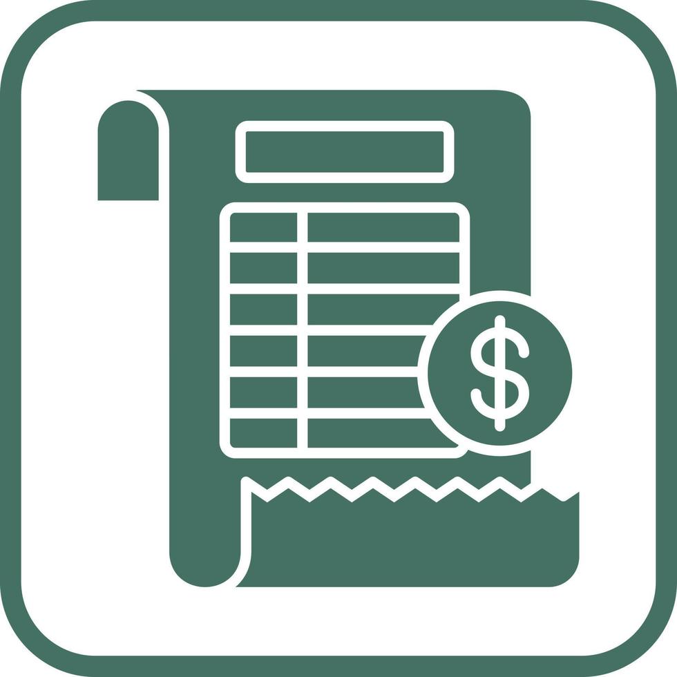 Bill Vector Icon