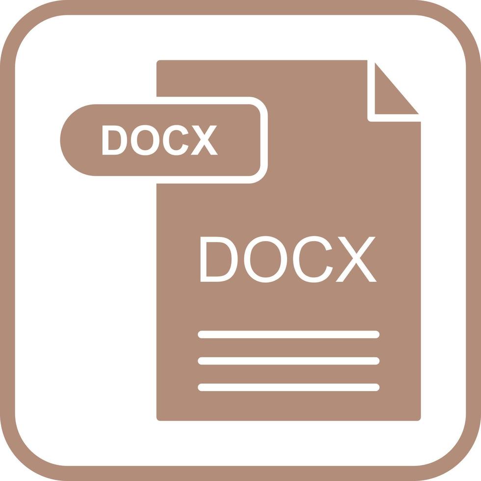 icono de vector docx