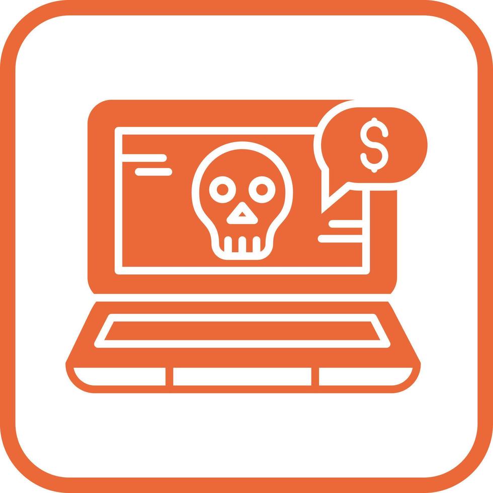 icono de vector de fraude en línea