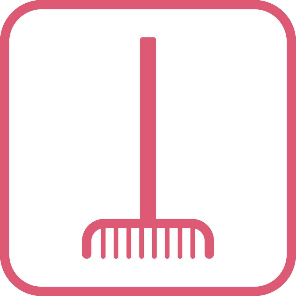 Fork picking Leaves Vector Icon