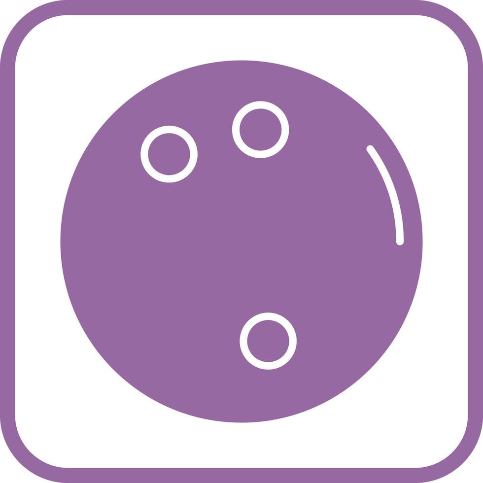 Bowling Ball Vector Icon