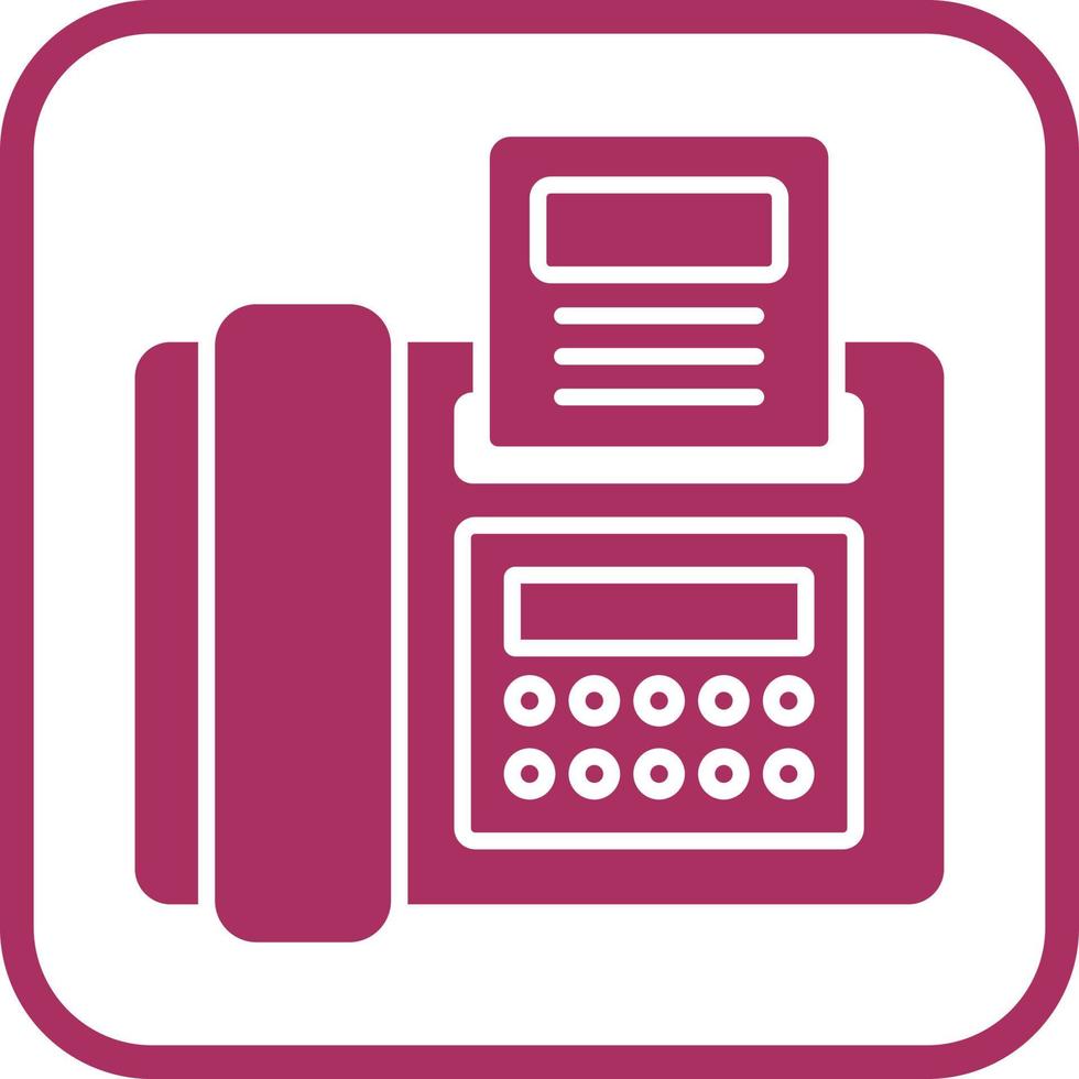 Fax Vector Icon