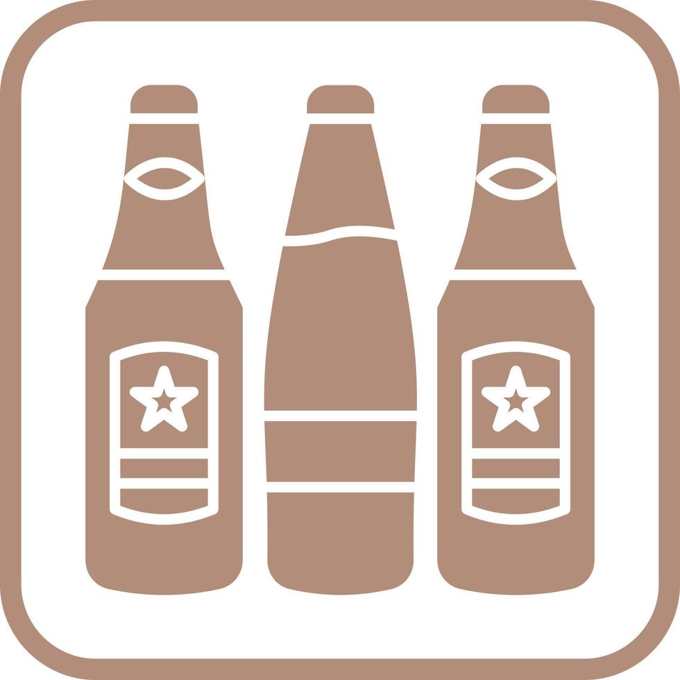 Beer Bottles Vector Icon