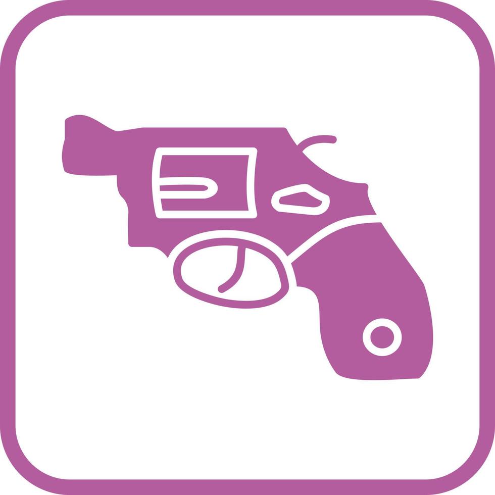 Unique Revolver Vector Icon