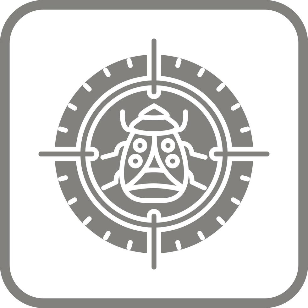 Bug Target Vector Icon