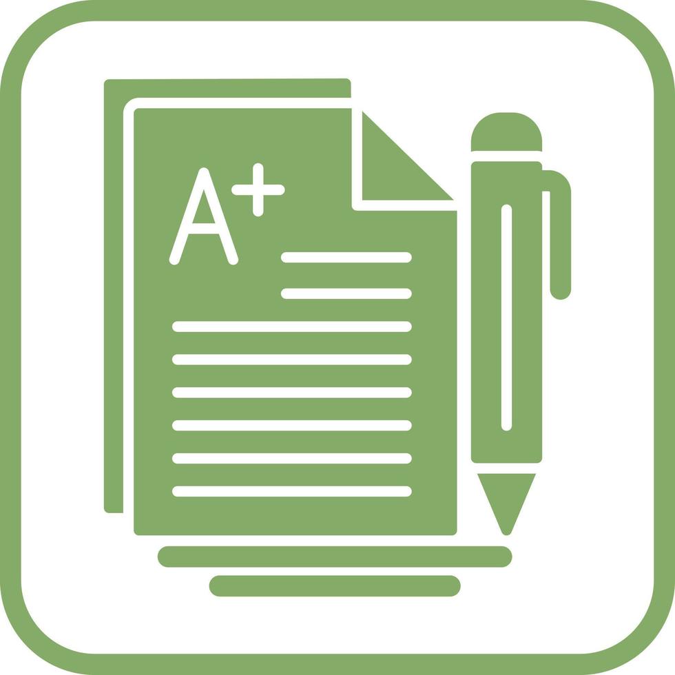 A Grade Vector Icon