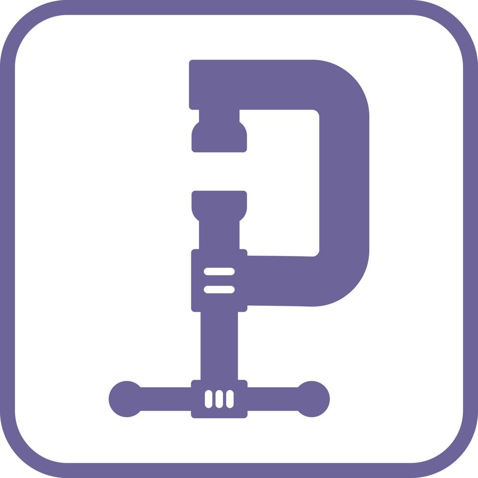 Clamp Vector Icon