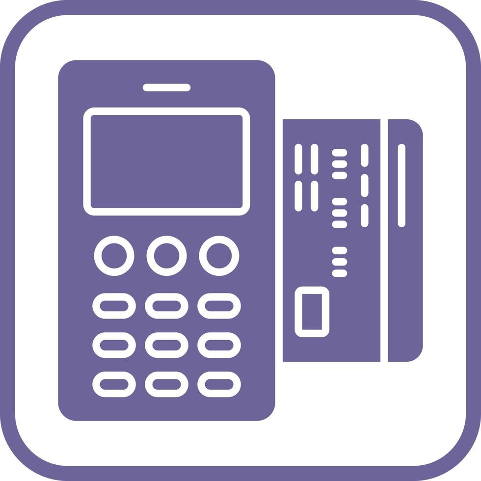 Card Machine Vector Icon