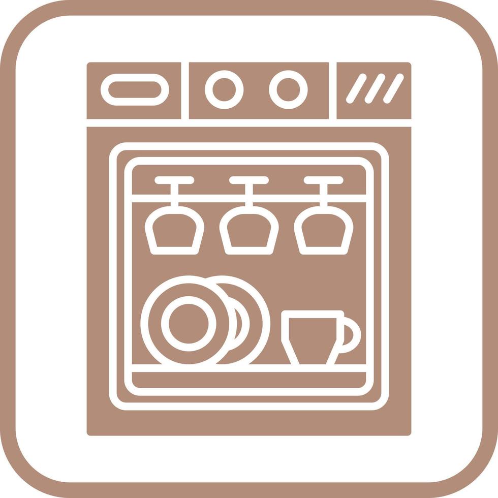 Dishwasher Vector Icon