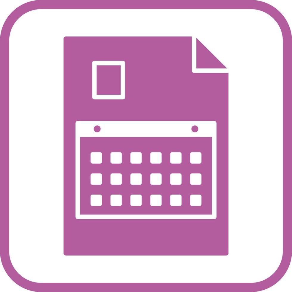 Unique Content Planning Vector Icon