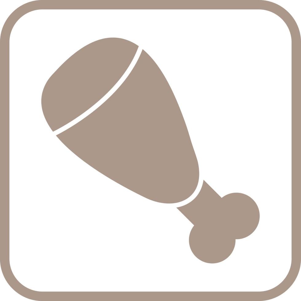 Cooked Ham Vector Icon