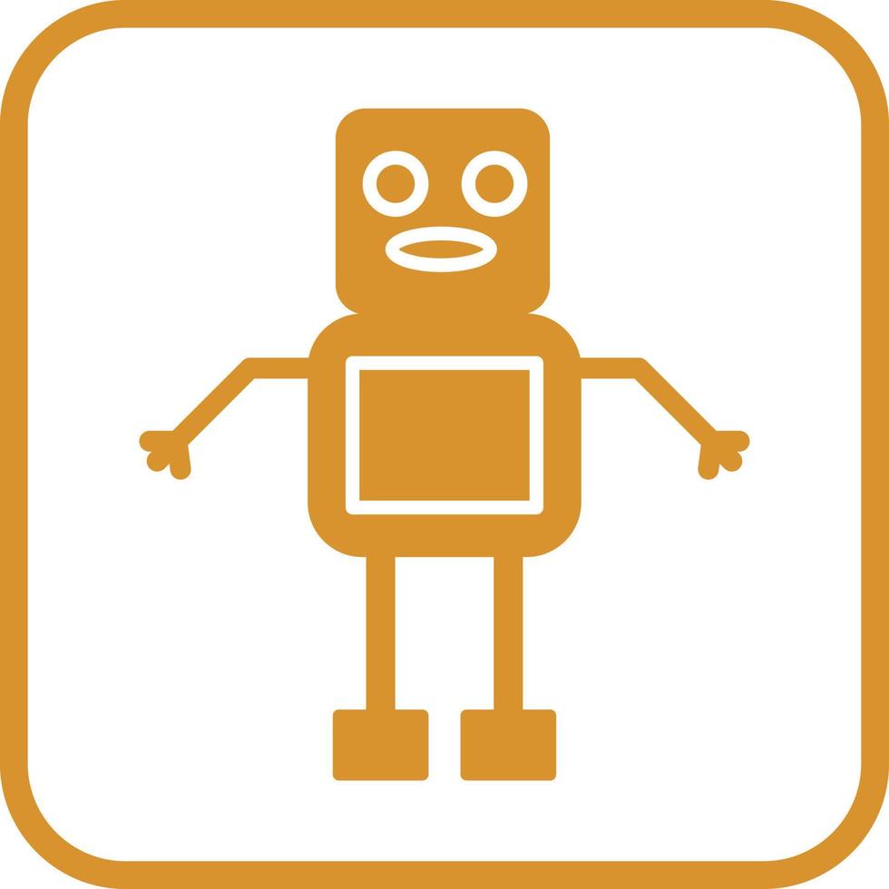 Unique Robot Vector Icon