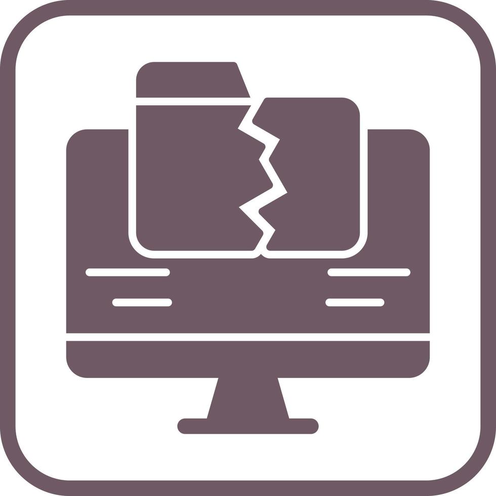 Data Loss Vector Icon