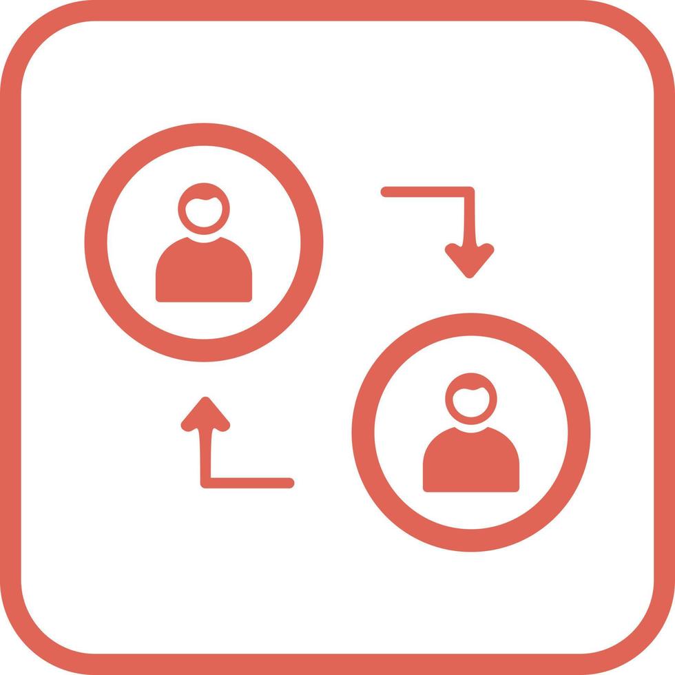 Connected Profiles Vector Icon