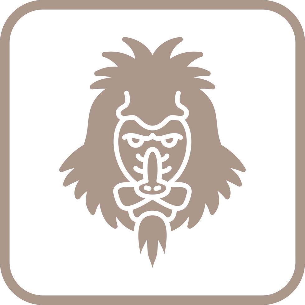 Mandrill Vector Icon