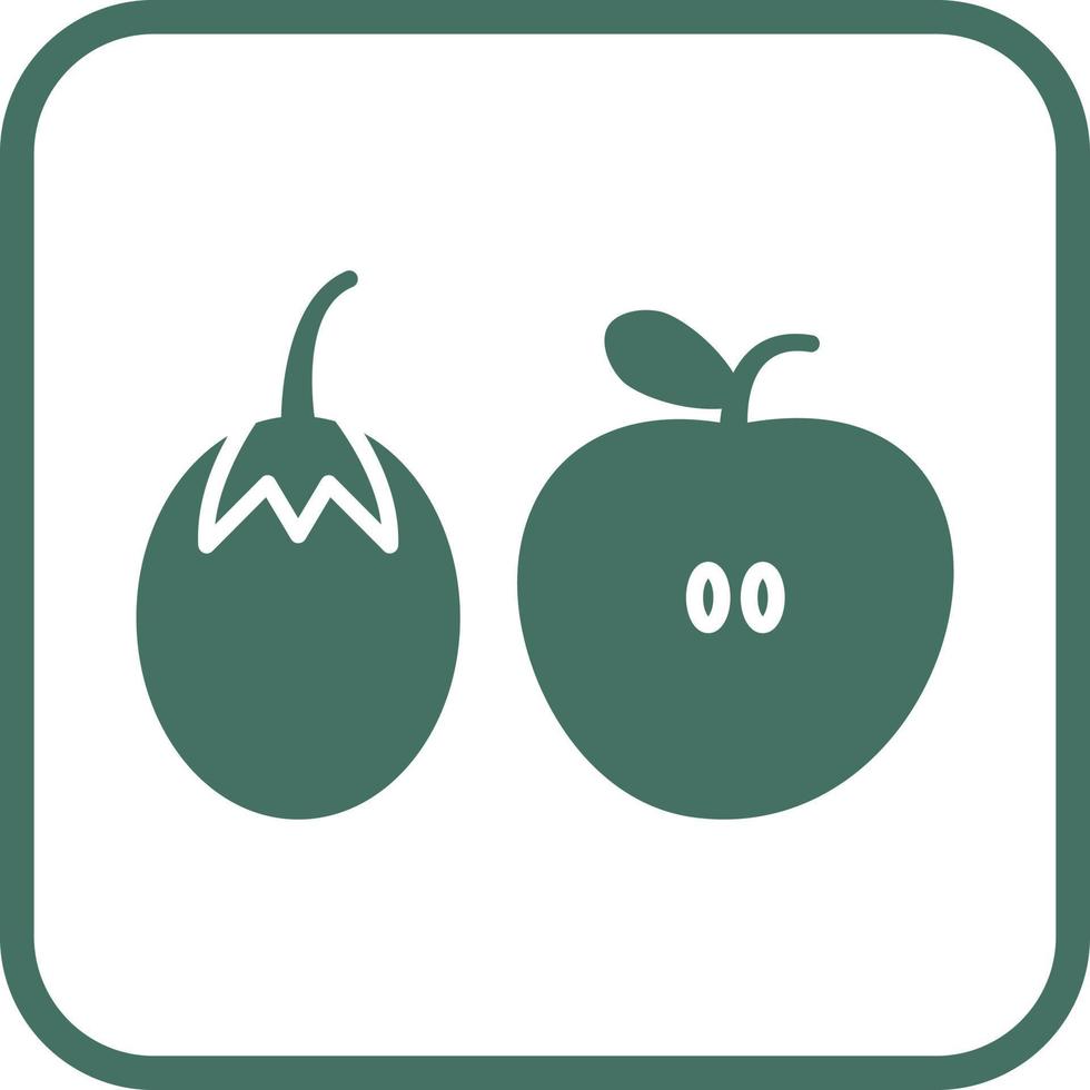 Fruits and VVegetables Vector Icon