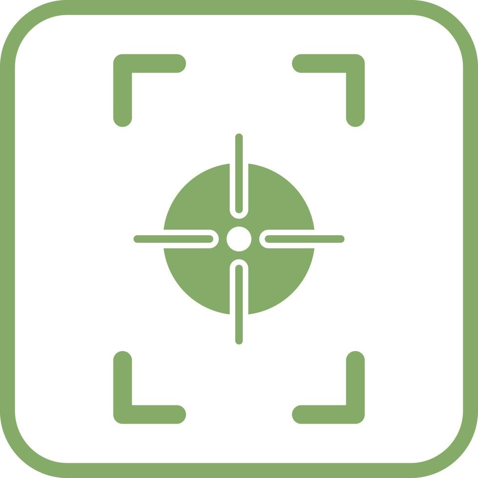 Unique Focus Vertical Vector Icon